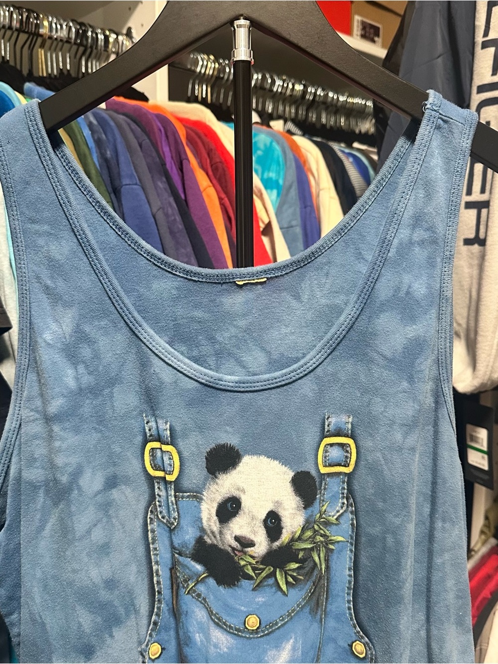 Vintage Y2K The Mountain Panda Tank Top Size Medium